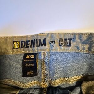 Caterpillar Tractor Denim Jeans by CAT Men's 36X30 (36x27)  Work Wear